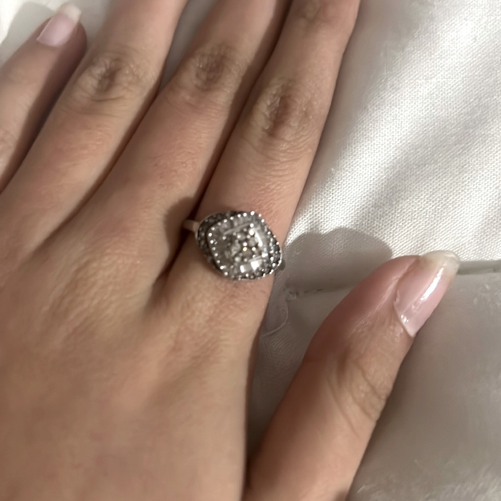 10k white gold